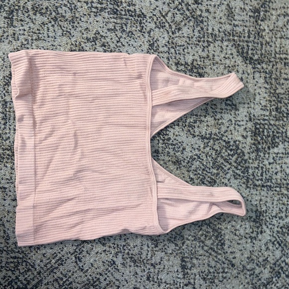 Free People ribbed pink tank - Picture 2 of 2